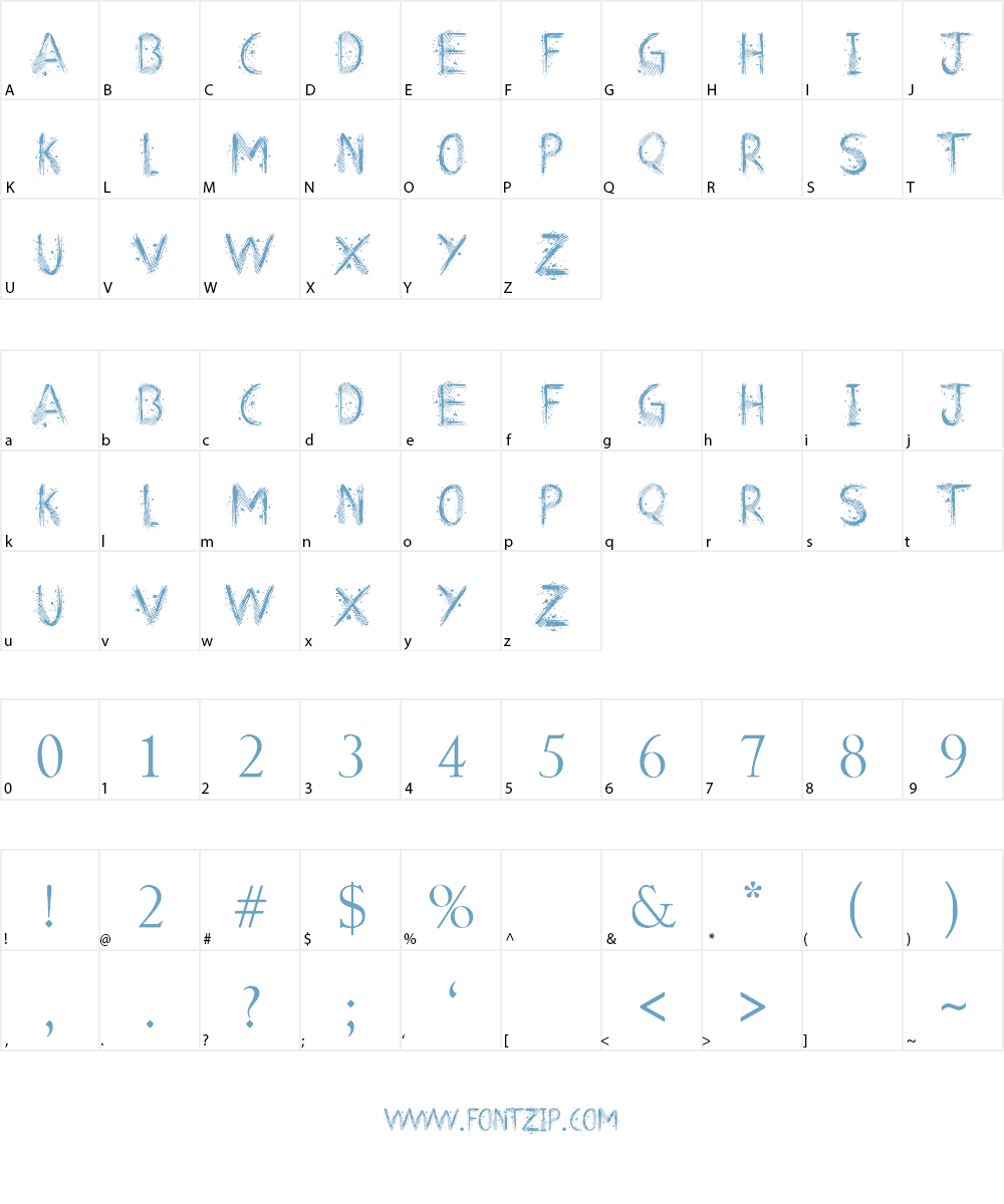 Art Class Font Character